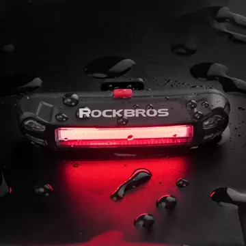 Rockbros A54BK Fahrradrücklicht, Micro-USB – USB-A-Kabel – Schwarz