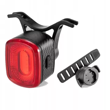 Rockbros Q2S LED-Fahrradrücklicht mit intelligentem Stoppsystem USB-C - USB-A-Kabel - Schwarz