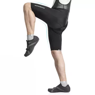 Rockbros RK20022XL kurze Trägerhose mit XXL-Polster – schwarz