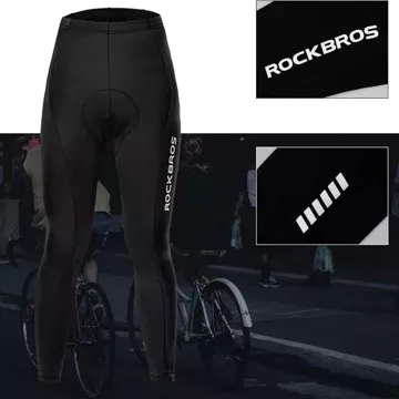 Rockbros RK20043XL Fahrradhose atmungsaktiv mit XXXL-Einsatz – schwarz