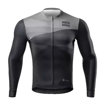 Rockbros Radtrikot 15120009005 Langarm Frühjahr/Sommer XXL – Schwarz