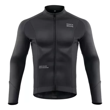 Rockbros Radtrikot 15400002003 Langarm Herbst/Winter L – Schwarz