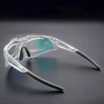 Rockbros SP291 photochrome UV400-Fahrradbrille – weiß