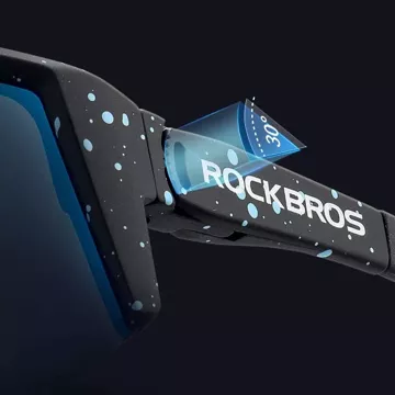 Rockbros SP297 polarisierende Fahrradbrille – schwarz