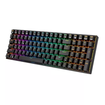 Royal Kludge RK100 RGB mechanische Tastatur, brauner Schalter (schwarz)