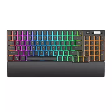 Royal Kludge RK96 RGB mechanische Tastatur, roter Schalter (schwarz)