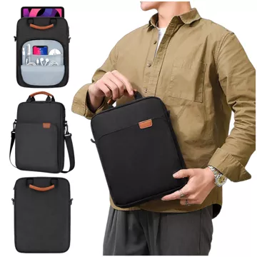 Rucksack Laptoptasche 15,6 Zoll Herren Damen Großer USB-Flugzeugkoffer Unisex 42x30x10cm Alogy Wasserdicht Schwarz