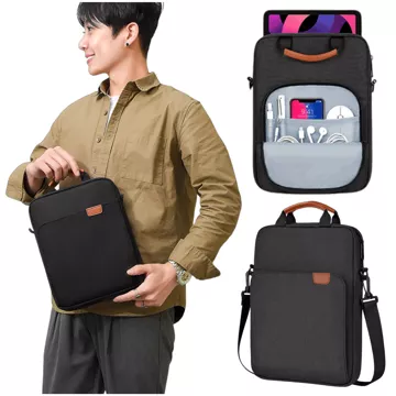 Rucksack Laptoptasche 15,6 Zoll Herren Damen Großer USB-Flugzeugkoffer Unisex 42x30x10cm Alogy Wasserdicht Schwarz