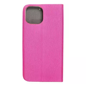 SENSITIVE Book Holster für iPhone 15, rosa, mit Klappe