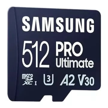 Samsung 512 GB microSDXC PRO Ultimate 200 MB/s UHS-I/U3-Speicherkarte (MB-MY512SB/WW)