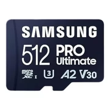 Samsung 512 GB microSDXC PRO Ultimate 200 MB/s UHS-I/U3-Speicherkarte (MB-MY512SB/WW)