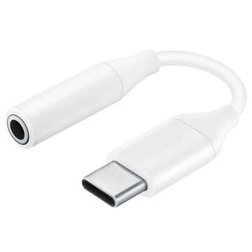 Samsung EE-UC10JUWEGUS Adapter Audio Adapter Schalter USB-C auf Klinke 3,5 mm Original Weiß