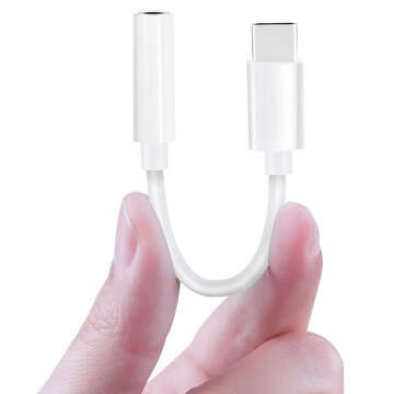 Samsung EE-UC10JUWEGUS Adapter Audio Adapter Schalter USB-C auf Klinke 3,5 mm Original Weiß