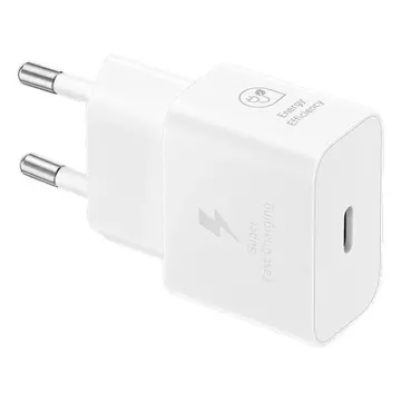 Samsung EP-T2510NWEGEU 25W SFC USB-C GaN Wandladegerät – Weiß