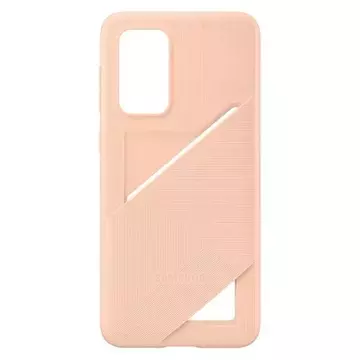 Samsung Hülle EF-OA336TP für Samsung Galaxy A33 5G A336 Pfirsich/Peach Card Slot Cover