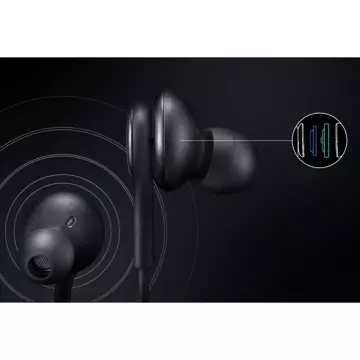 Samsung In-Ear-Kopfhörer 3,5 mm Miniklinke mit Fernbedienung und Mikrofon schwarz (EO-IA500BBEGWW)