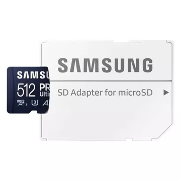 Samsung microSDXC PRO Ultimate 512 GB 200 MB/s UHS-I/U3-Speicherkarte (MB-MY512SA/WW)