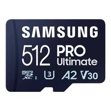 Samsung microSDXC PRO Ultimate 512 GB 200 MB/s UHS-I/U3-Speicherkarte (MB-MY512SA/WW)