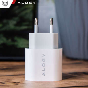 Schnelles und leistungsstarkes 35-W-USB-C-Wandladegerät USB Typ C PD GaN für iPhone Alogy White