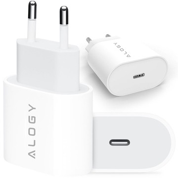 Schnelles und leistungsstarkes 35-W-USB-C-Wandladegerät USB Typ C PD GaN für iPhone Alogy White