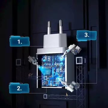 Schnellladegerät UGREEN Quick Charge 3.0 18W 3A USB weiß (10133)