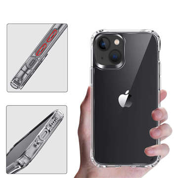 Schützendes Alogy Hybrid Case für Apple iPhone 13 Klarglas