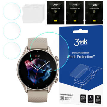 Schutzfolie für Xiaomi Amazfit GTR 3 - 3mk Watch Protection™ v. ARC