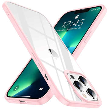 Schutzhülle Alogy Hybrid Candy Case für Apple iPhone 13 Pro pink-transparent