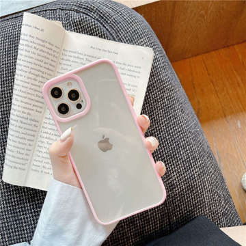 Schutzhülle Alogy Hybrid Candy Case für Apple iPhone 13 Pro pink-transparent