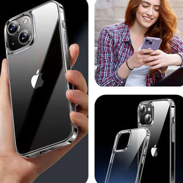 Schutzhülle Alogy Hybrid Case Super Clear für Apple iPhone 14 Plus Klarglas