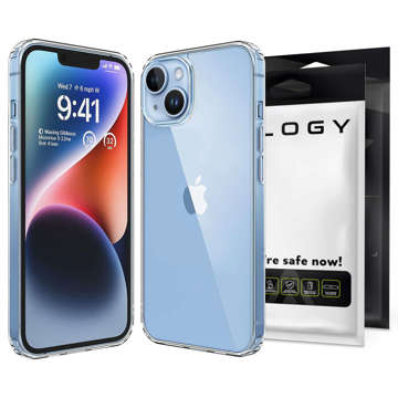 Schutzhülle Alogy Hybrid Case Super Clear für Apple iPhone 14 Plus Klarglas