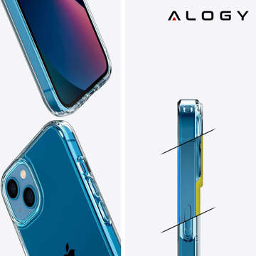 Schutzhülle Alogy Hybrid Case Super Clear für Apple iPhone 14 Plus Klarglas