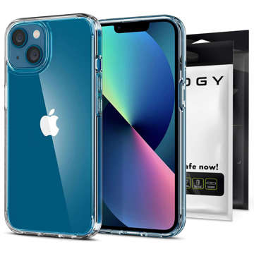 Schutzhülle Alogy Hybrid Case Super Clear für Apple iPhone 14 Plus Klarglas