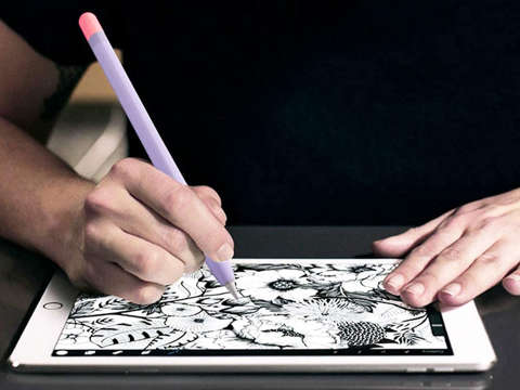 Schutzhülle Alogy Schutzhülle für Apple Pencil 2 Violett