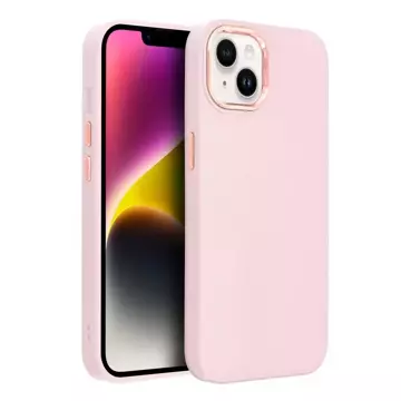 Schutzhülle Gehäuse FRAME Case für iPhone 15 Pro, puderrosa