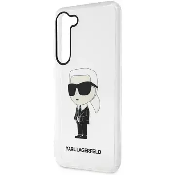 Schutzhülle Karl Lagerfeld KLHCS23SHNIKTCT für Samsung Galaxy S23 S911 transparente Hardcase Ikonik Karl Lagerfeld