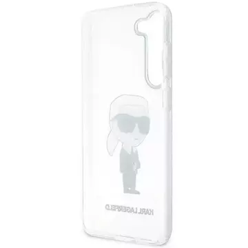 Schutzhülle Karl Lagerfeld KLHCS23SHNIKTCT für Samsung Galaxy S23 S911 transparente Hardcase Ikonik Karl Lagerfeld