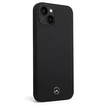 Schutzhülle Mercedes MEHCP14SSILBK für Apple iPhone 14 6.1" schwarz/schwarz Hardcase Silicone Line