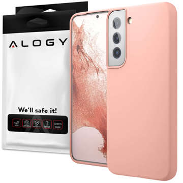 Schutzhülle für Alogy Thin Soft Case für Samsung Galaxy S22 Plus Pink