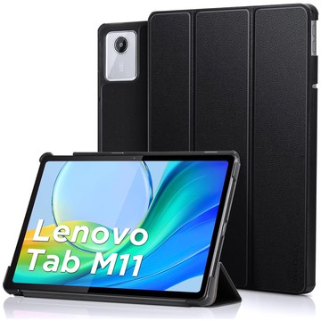 Schutzhülle für Lenovo Tab M11 10,95 Zoll TB330FU / TB330XU / TB331FC, Buchhülle mit Klappgehäuse, Case Cover Alogy, Schwarz