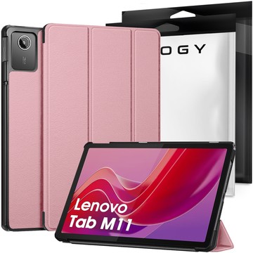 Schutzhülle für Lenovo Tab M11 10,95 Zoll TB330FU / TB330XU / TB331FC, Buchhülle mit Klappgehäuse, Schutzhülle Alogy Pink