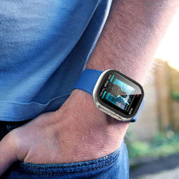 Schutzhülle mit Glas Alogy Protector Case 2in1 Overlay Case für Apple Watch Ultra 49mm Klar