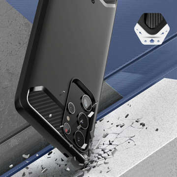 Schutzhülle mit Glas Supcase Clayco Xenon für Samsung Galaxy S22 Ultra Black