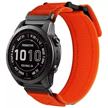 Scout Pro Nylonarmband für Garmin Fenix ​​​​5 / 6 / 6 pro / 7 Orange