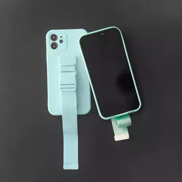 Seilhülle Gelhülle mit einer Kette Lanyard Tasche Lanyard iPhone 11 Pro blau