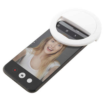 Selfie-Ring-LED-Lampe Weiß