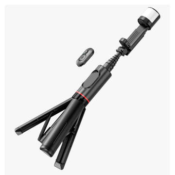 Selfie-Stick Alogy Techsuit Selfie-Stick, Stativ, kabellose Bluetooth-Fernbedienung mit Fernbedienung, Schwarz