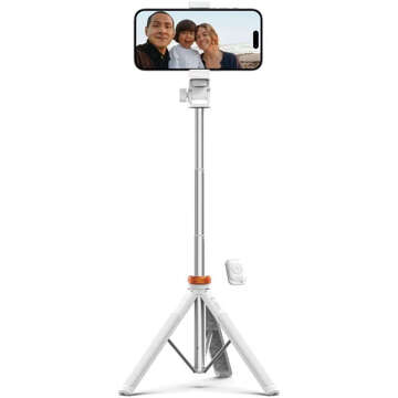 Selfie Stick L03S Bluetooth Stativ Stativ Weiß