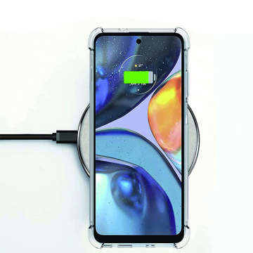 ShockProof Alogy Armored Case für Motorola Moto G22 Transparent