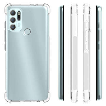 ShockProof Alogy Armored Case für Motorola Moto G60s Transparent